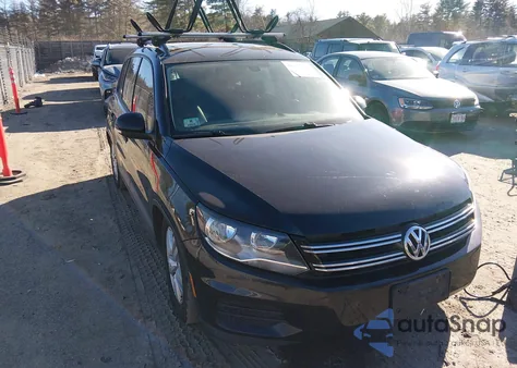 2016 Volkswagen Tiguan S из США, поврежденный, VIN WVGBV7AXXGW003568